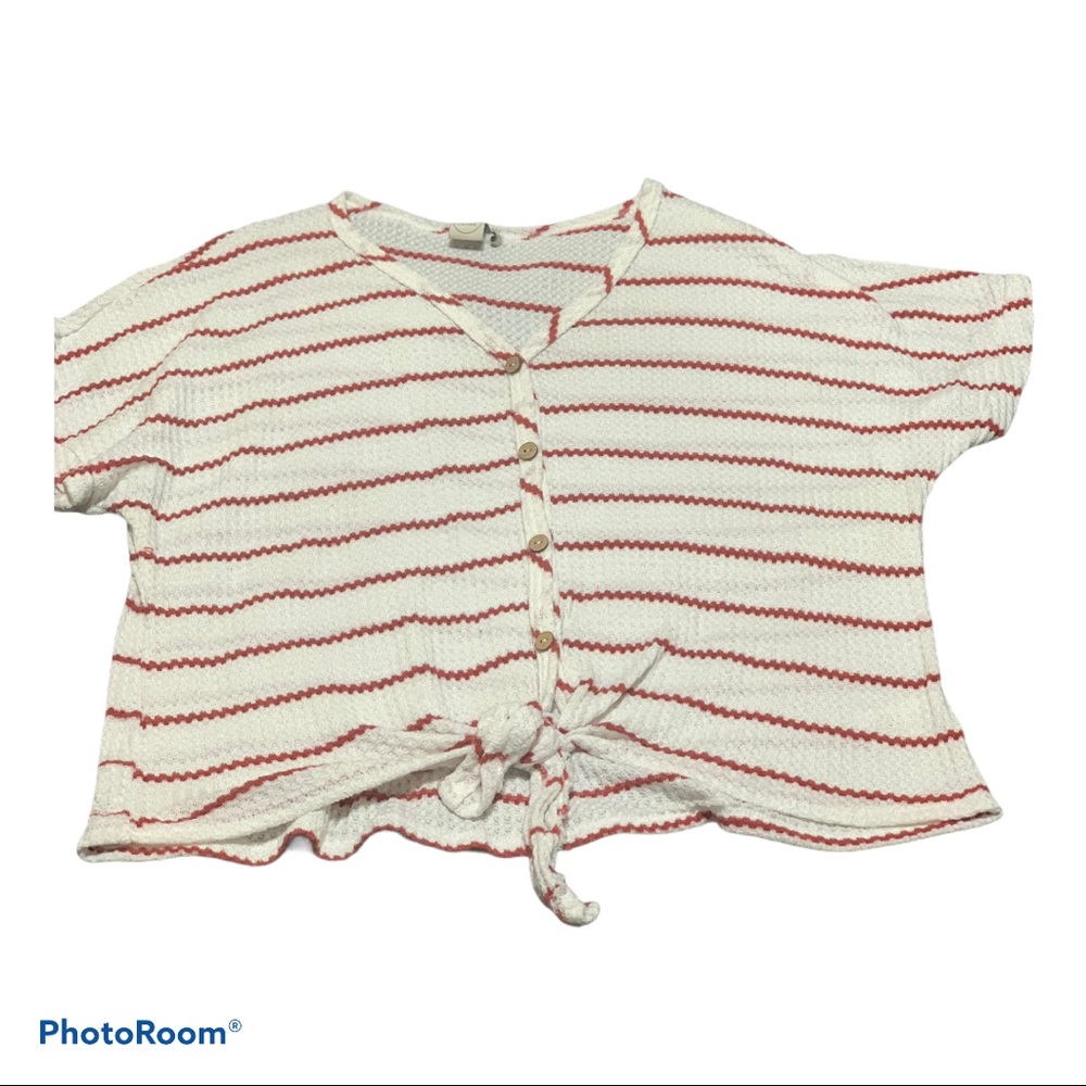 Paper Crane Knot Front Top/Blouse